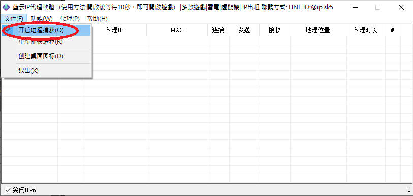 開啟代理IP方式